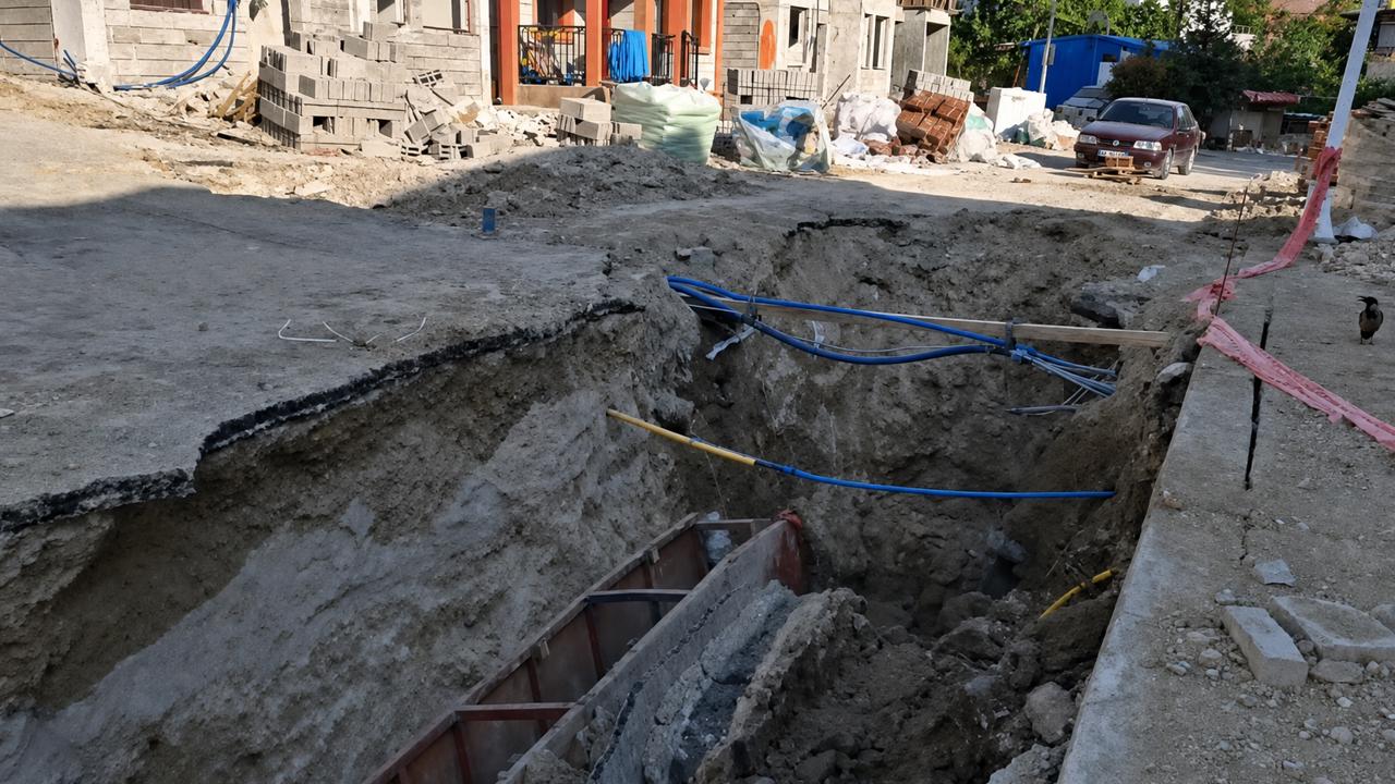 Bir Aydır Kapatılmayan Çukur Mahalleliyi Bezdirdi