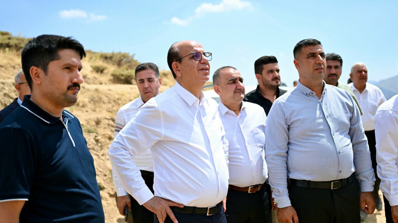 Başkan Geçit, Salkonak Geli Mezrasında Yatırımları Yerinde İnceledi
