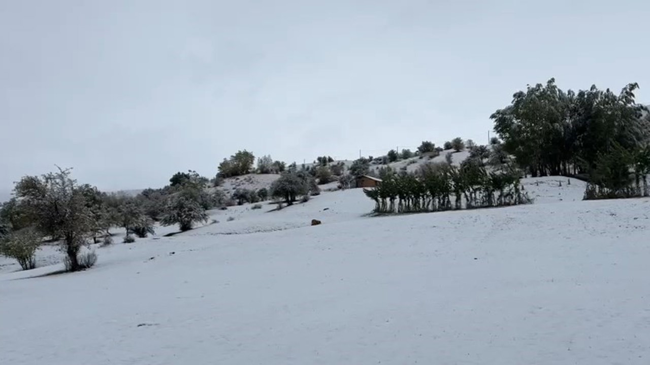 Bingöl’ün yüksek kesimlerine mevsimin ilk karı yağdı
