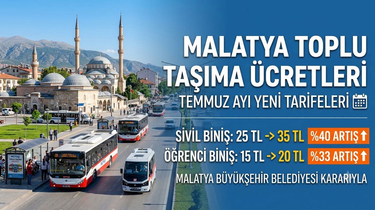 DEPREMİN YARALARI SARILAMAMIŞKEN BİR DARBE DE ULAŞIMA: MALATYA'DA TOPLU TAŞIMAYA TEPKİ ÇEKEN DEV ZAM!