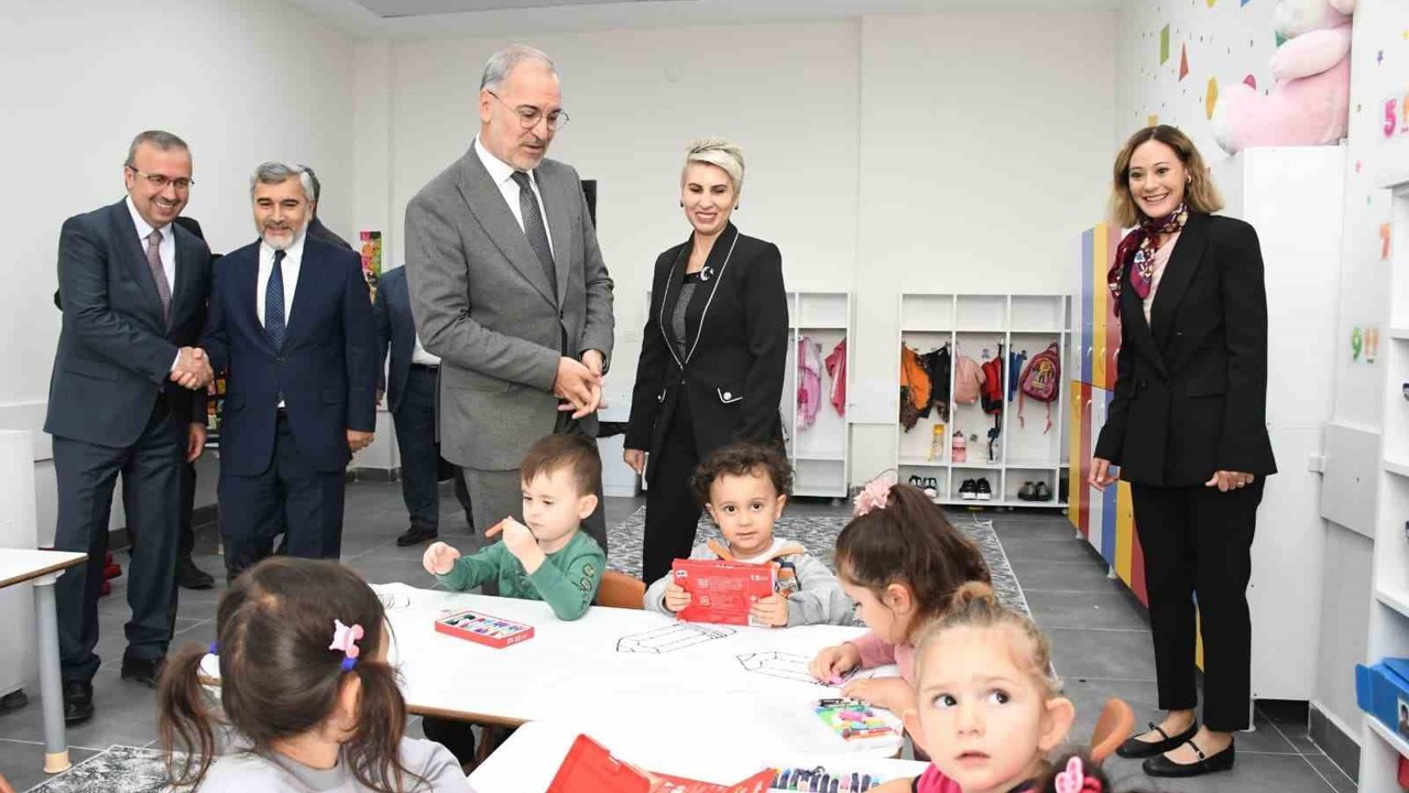 Aziz Sancar Anaokulu’nun açılış törenine gerçekleştirildi
