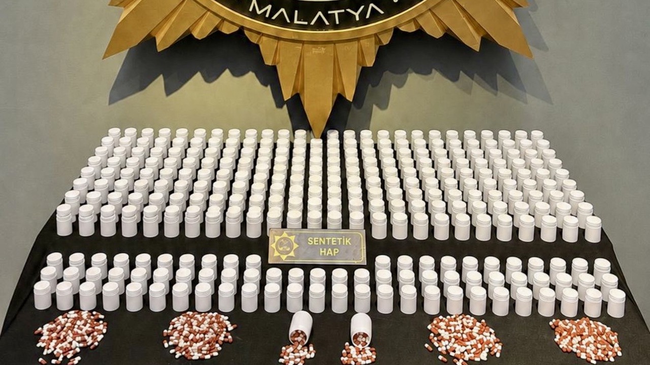 Malatya’da 14 Bin 900 Sentetik Hap Ele Geçirildi