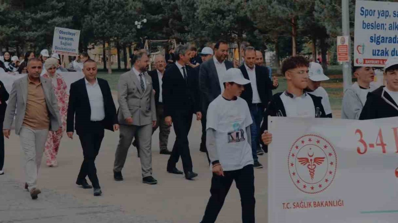 Bayburt’ta sağlıklı yaşam için adım attılar
