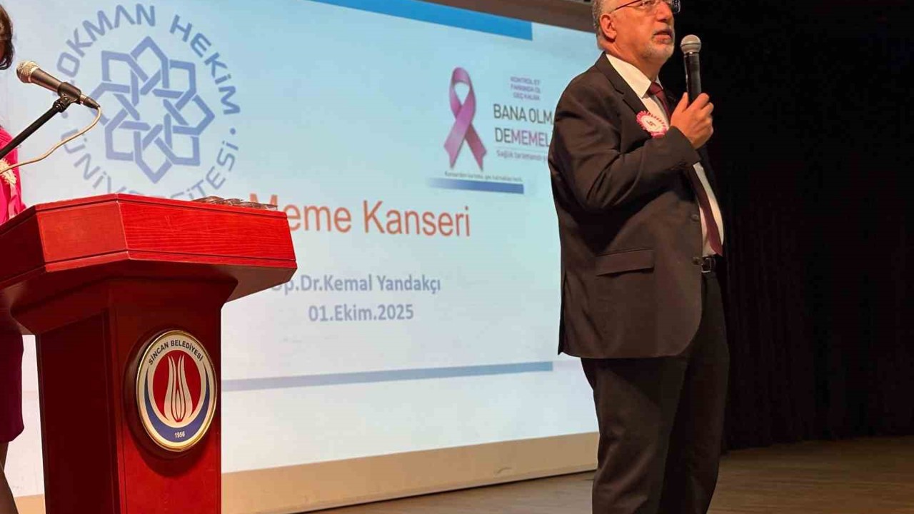 Sincan’da meme kanseriyle ilgili bilgilendirme toplantısı düzenlendi
