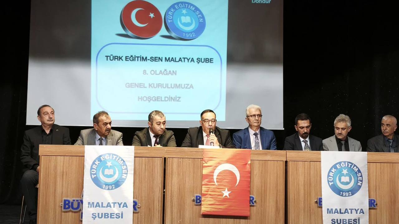 Türk Eğitim-Sen Malatya Şubesi 8. Olağan Genel Kurulu Büyük Katılımla Gerçekleşti!