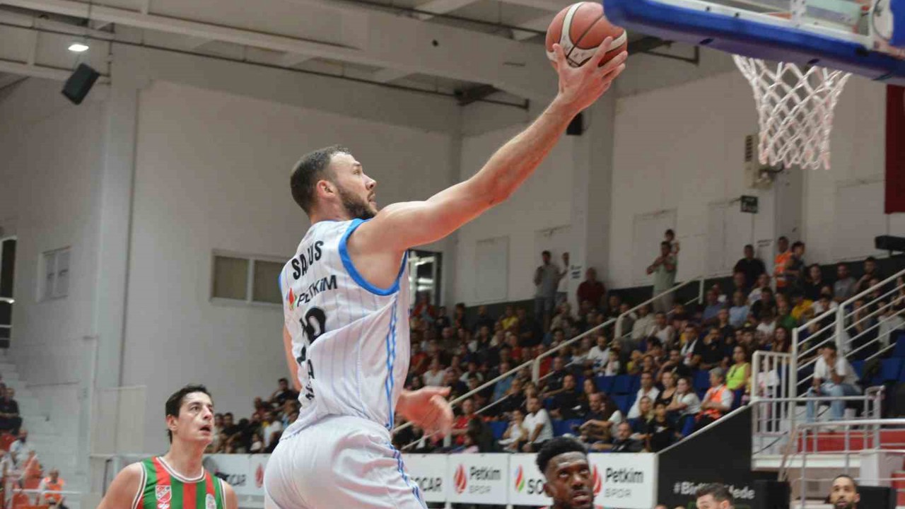 Basketbol Süper Ligi:: Aliağa Petkimspor:  85   Karşıyaka :73
