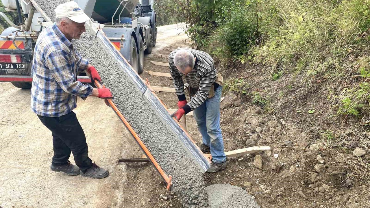 Yaşanan yağışlara karşı tedbir

