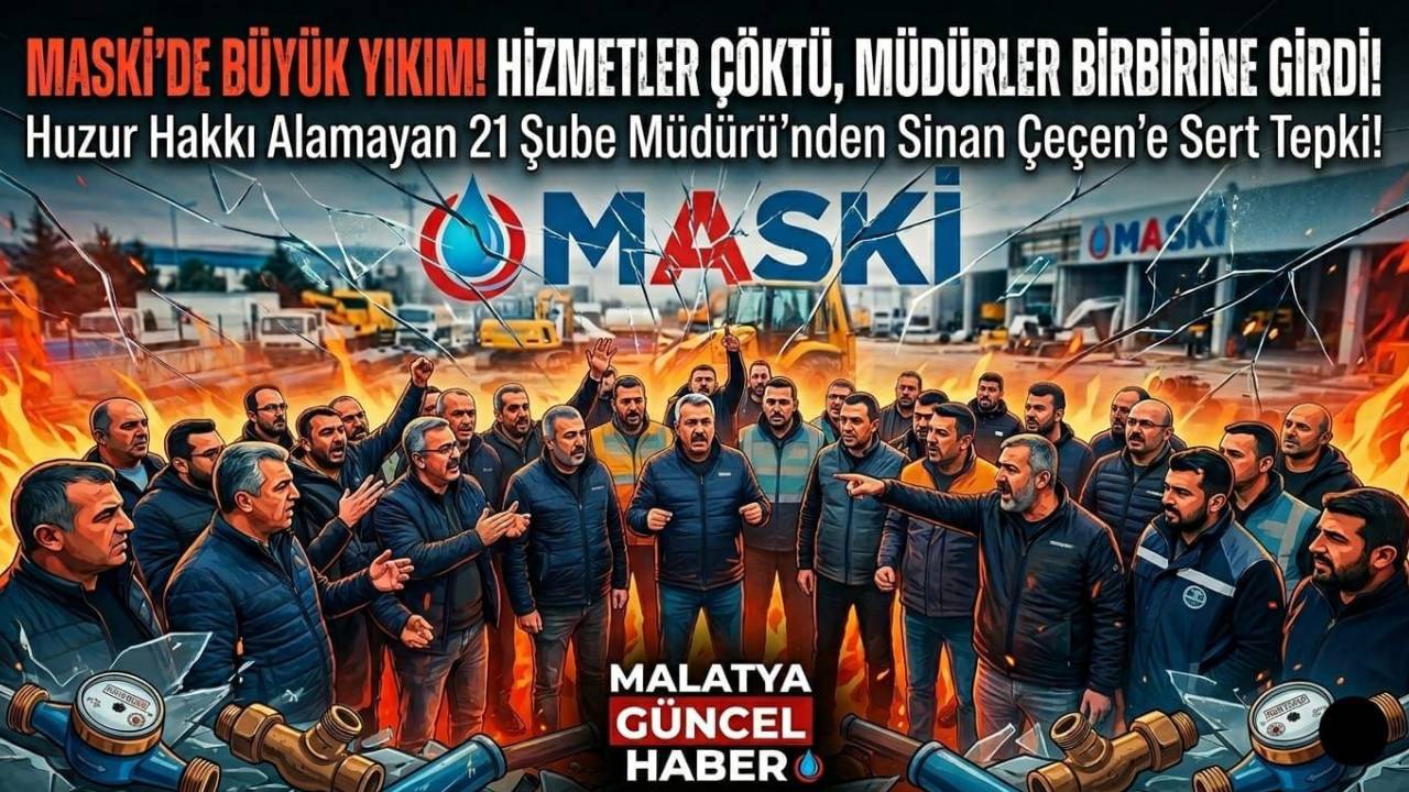 ​Malatya Su ve Kanalizasyon İdaresi (MASKİ) bünyesinde sular durulmuyor. Kurum i