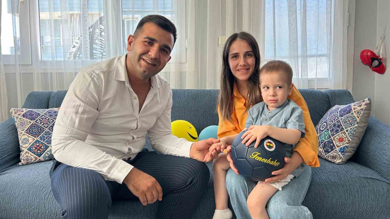 3 buçuk yaşındaki Tamer, anne ve babasının azmiyle kanseri yendi
