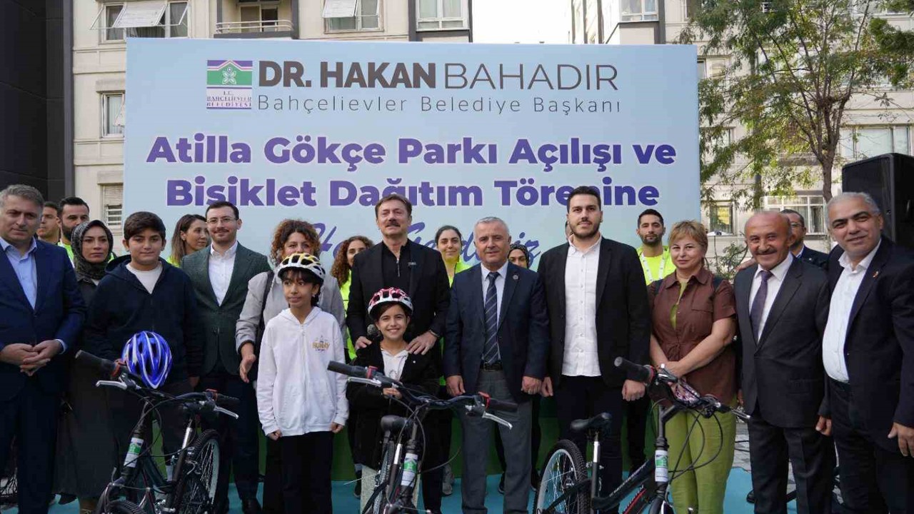Bahçelievler’de hem park hem bisiklet coşkusu

