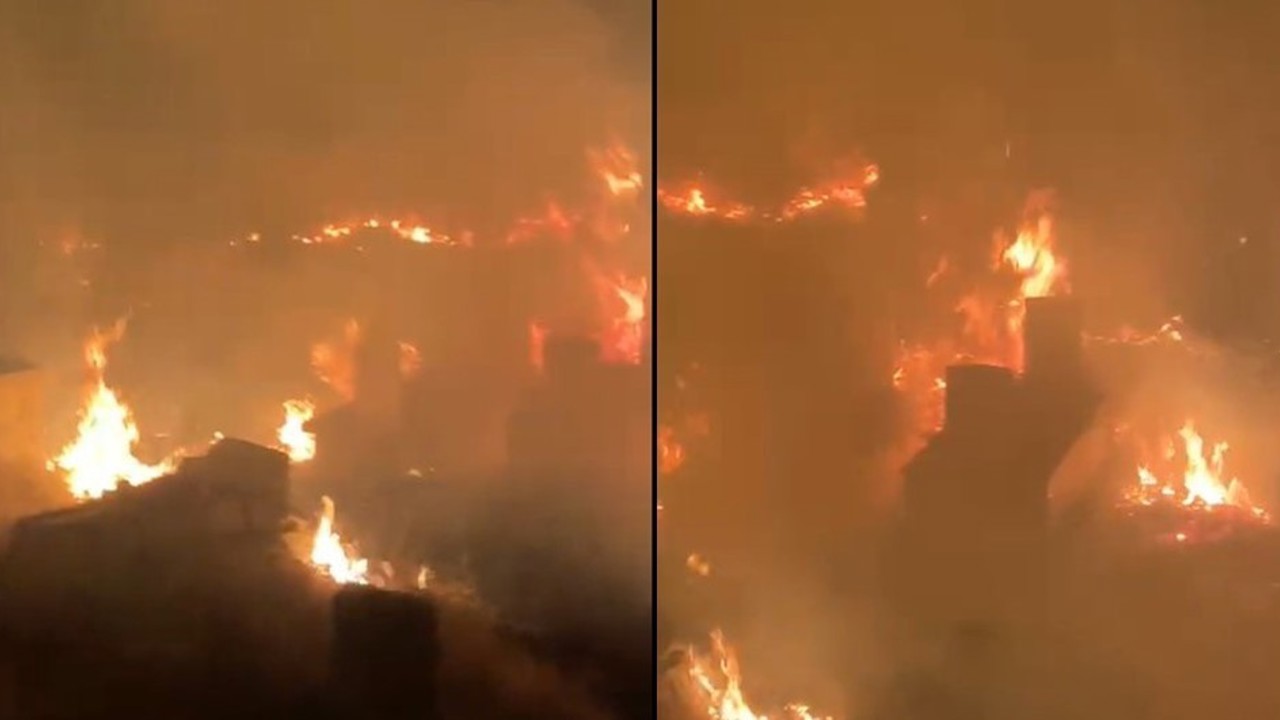 İtfaiye ekipleri alevlere müdahale etti
