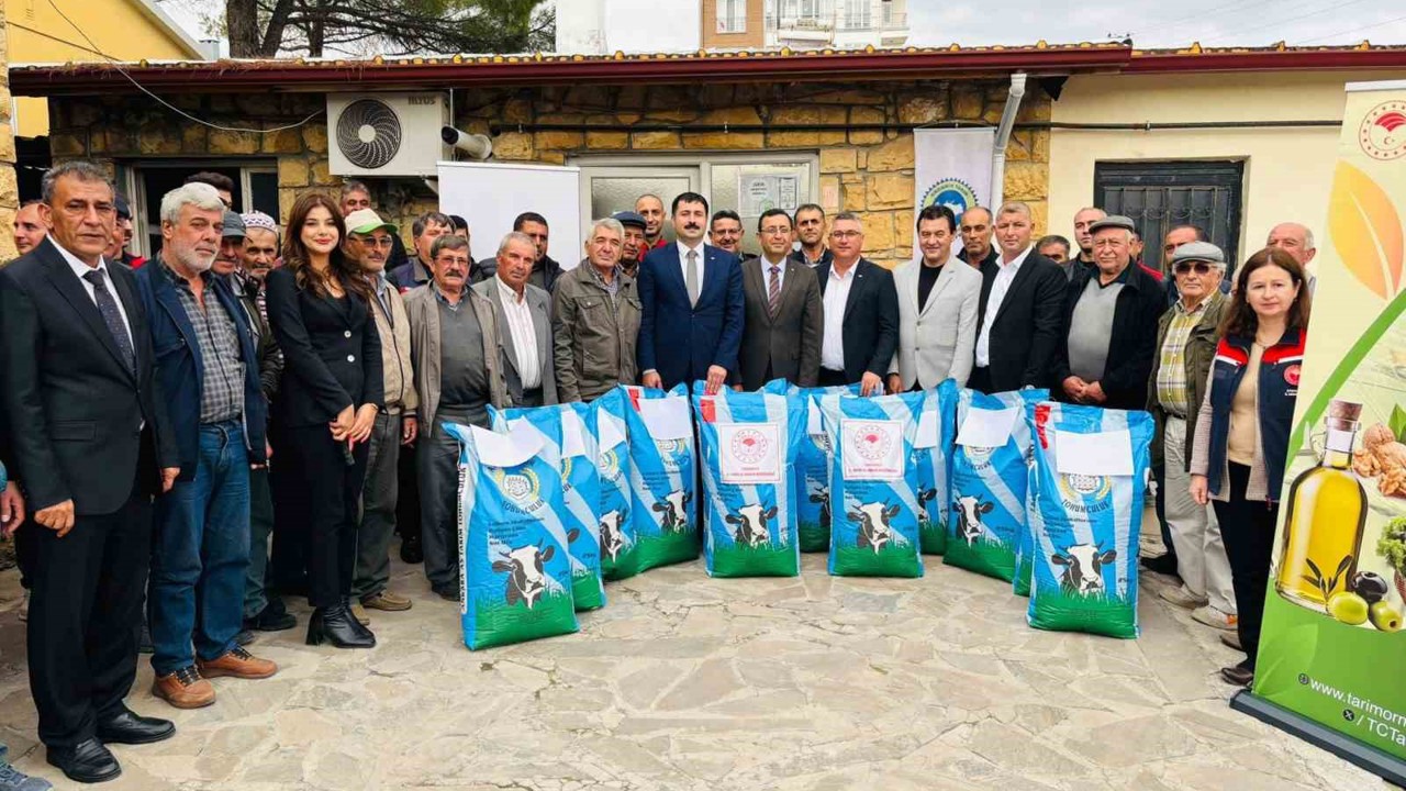 Ayvacık Organik Kırmızı Et Üreticileri Birliği’ne tohum desteği
