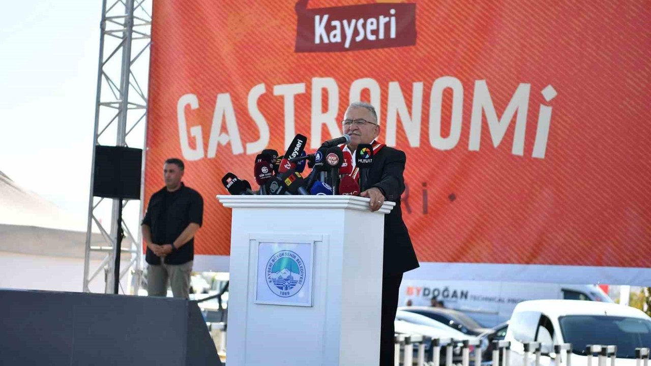 Başkan Büyükkılıç: "Gastronomi Günleri’nde lezzetler konuşacak"
