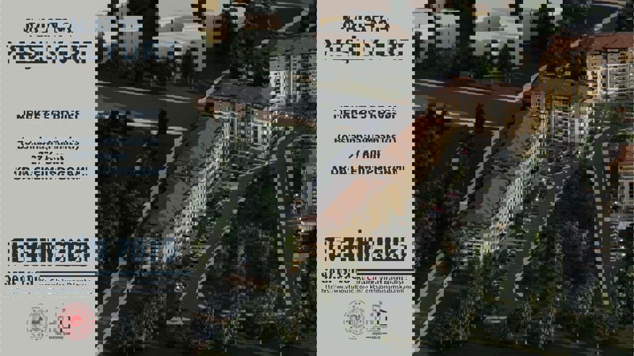 Malatya’da 532 Deprem Konutunun Kuraları 15 Ekim’de Çekilecek