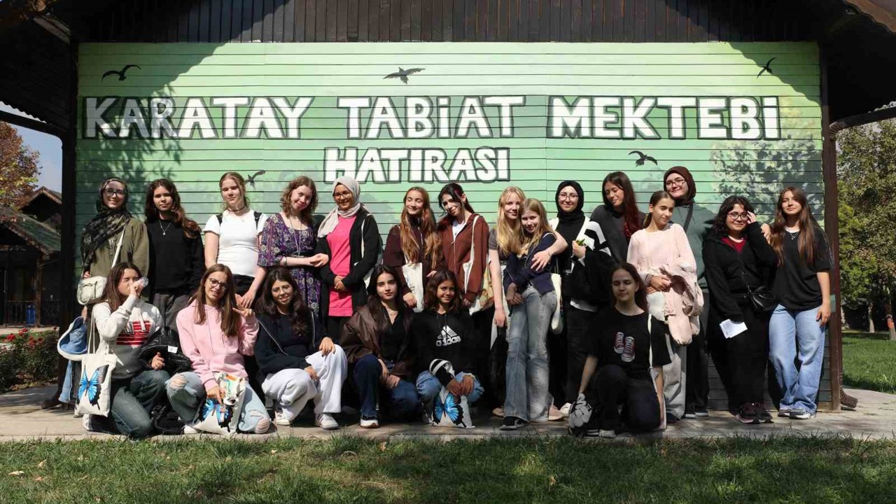 Karatay Tabiat Mektebi, Erasmus programında uluslararası öğrencileri ağırladı
