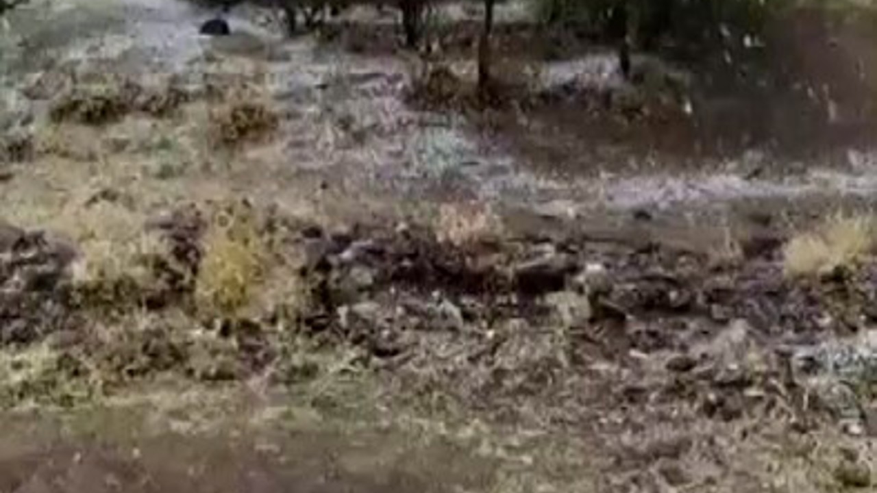 Aksaray’a mevsimin ilk karı yağdı
