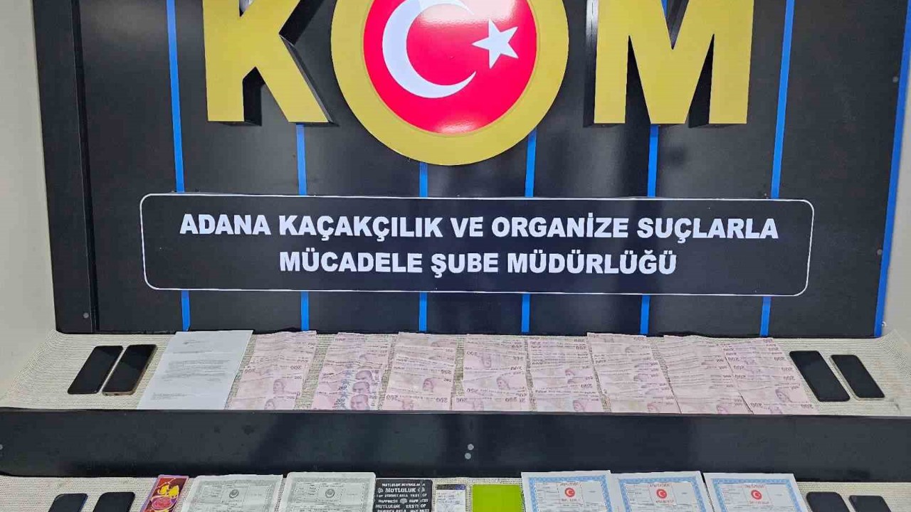 Adana’da tefeci operasyonu: 3 tutuklama
