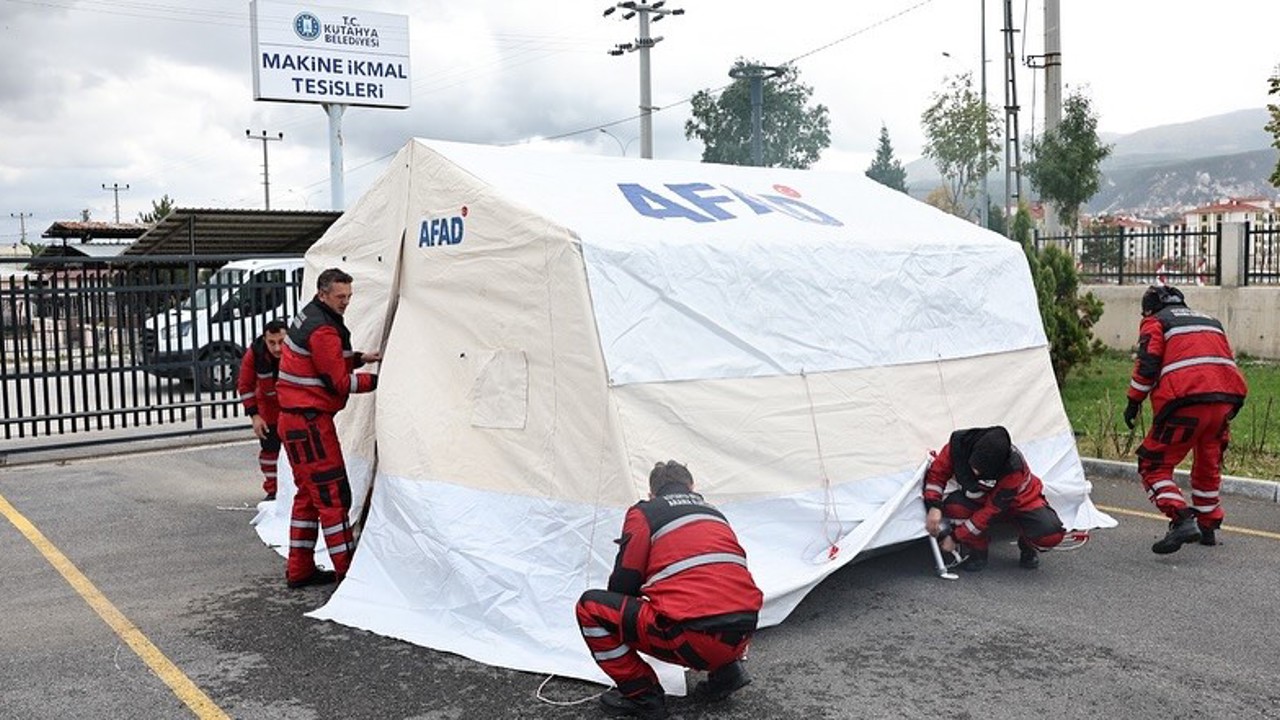 Kütahya’da 181 kilometrekarelik alanda deprem tatbikatı
