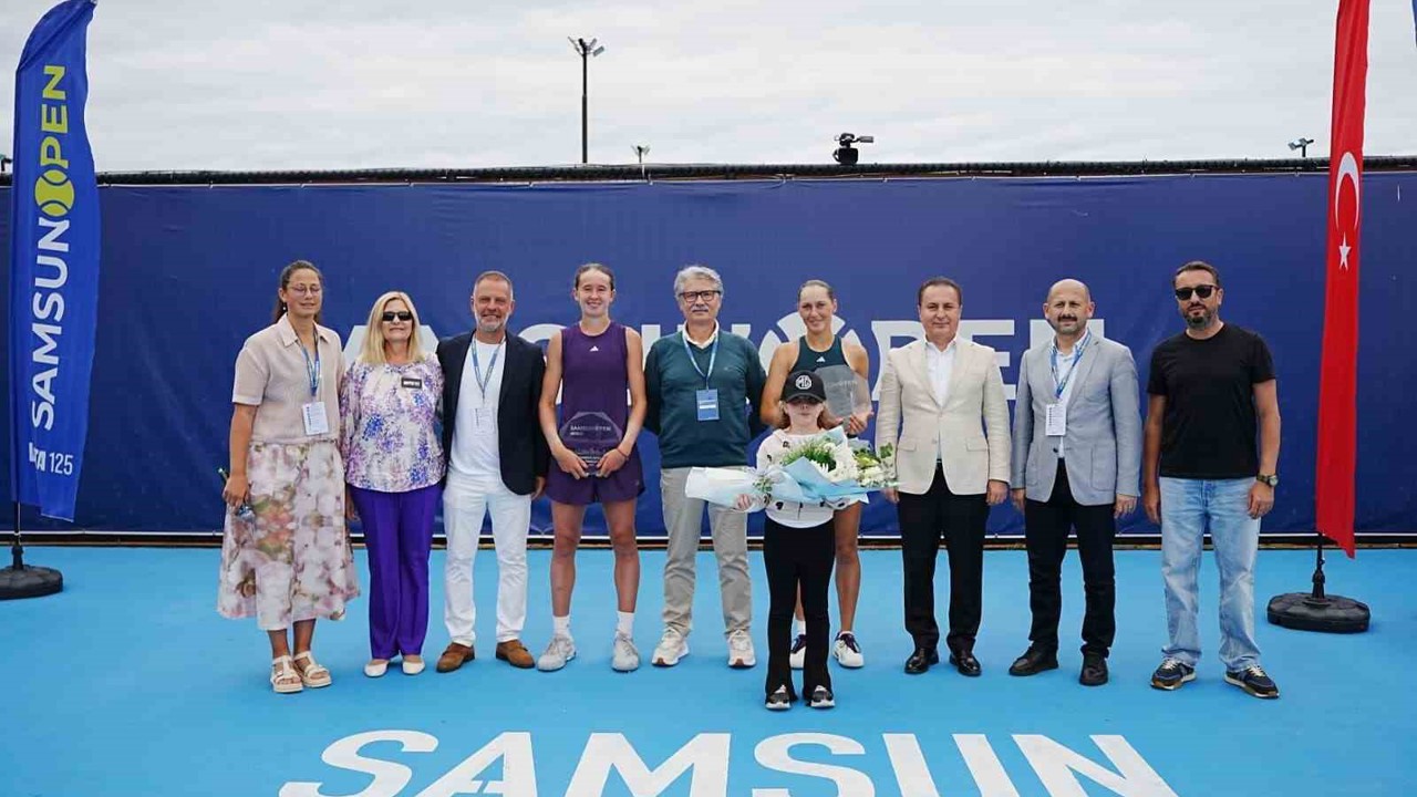 Samsun’daki Uluslararası Tenis Turnuvası sona erdi
