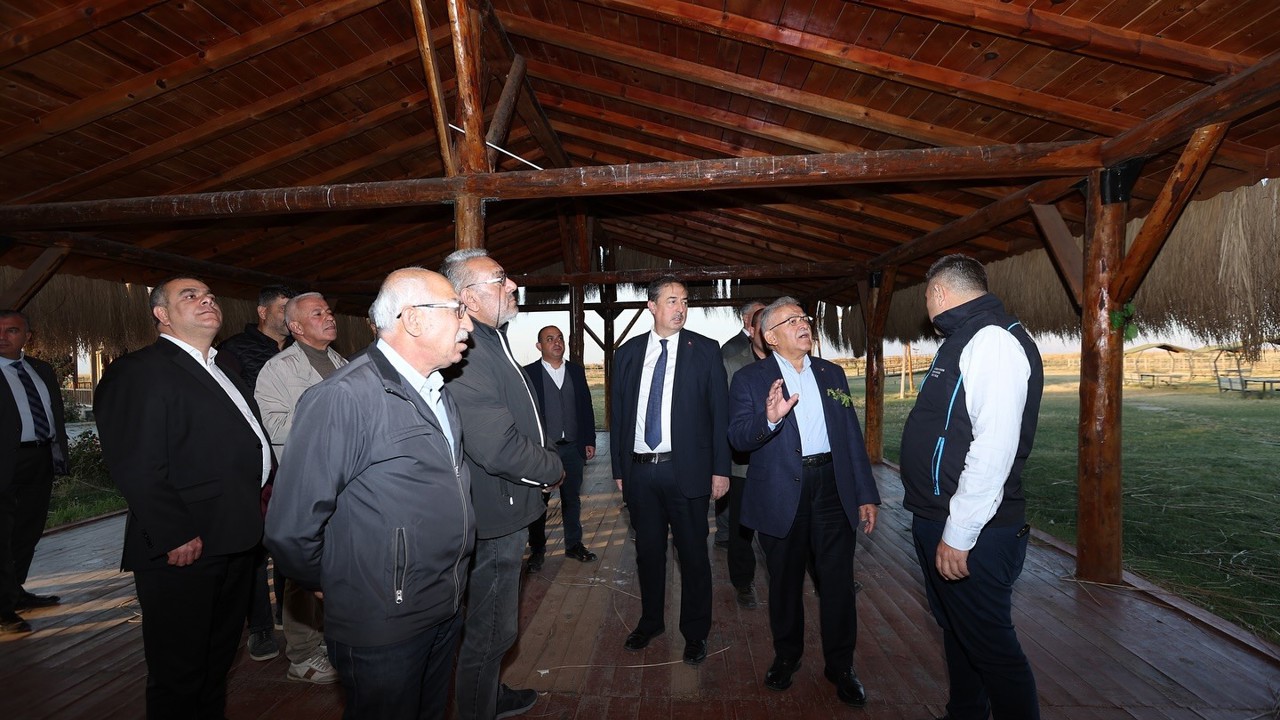Büyükşehirden Sultan Sazlığı’nda turizm ve altyapı yatırımları: Başkan Büyükkılıç sahada
