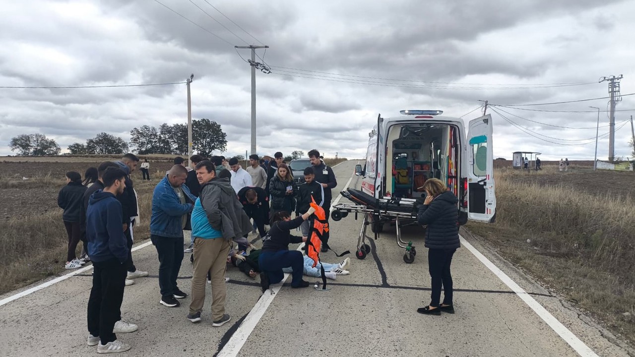 Muratlı’da trafik kazası: 1 yaralı
