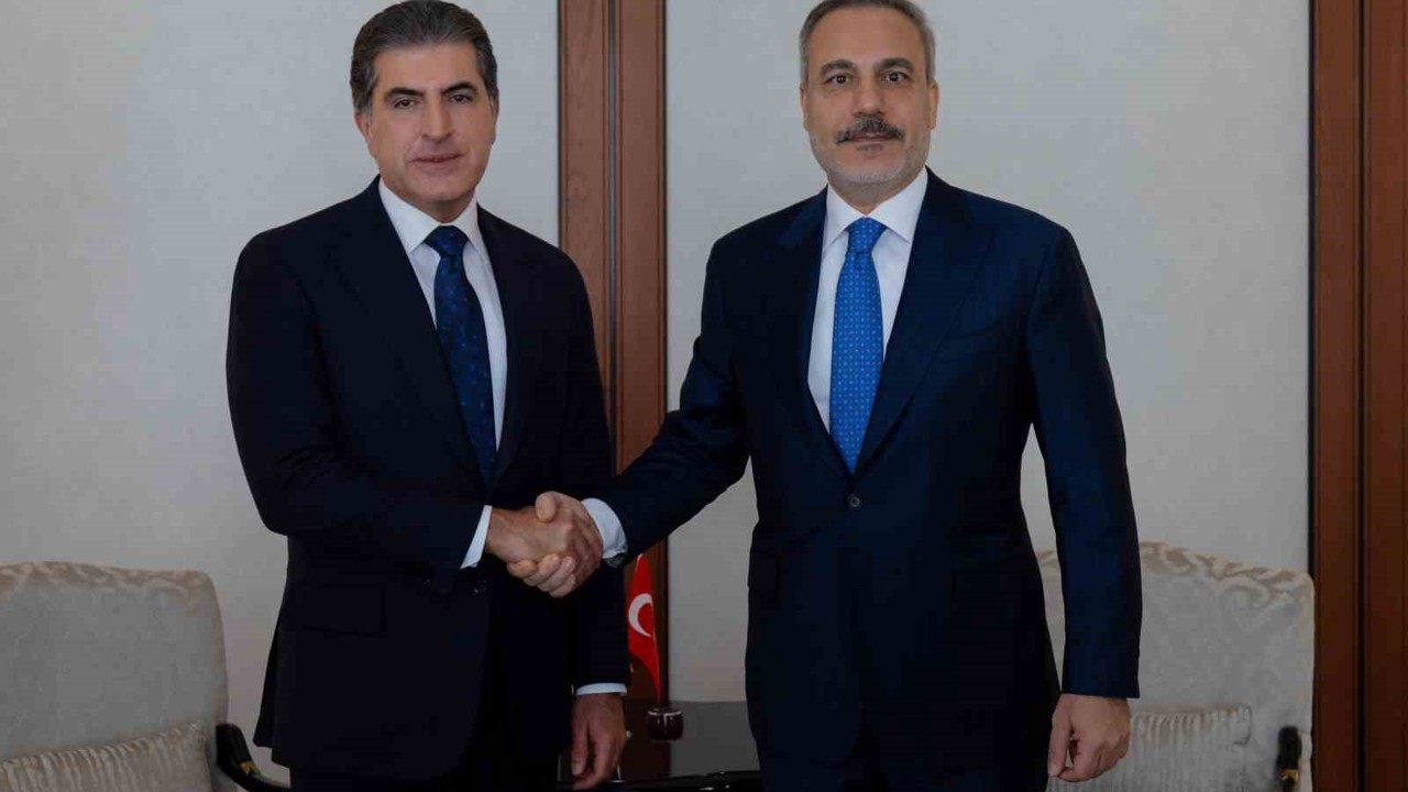 Bakan Fidan, IKBY Başkanı Barzani ile görüştü
