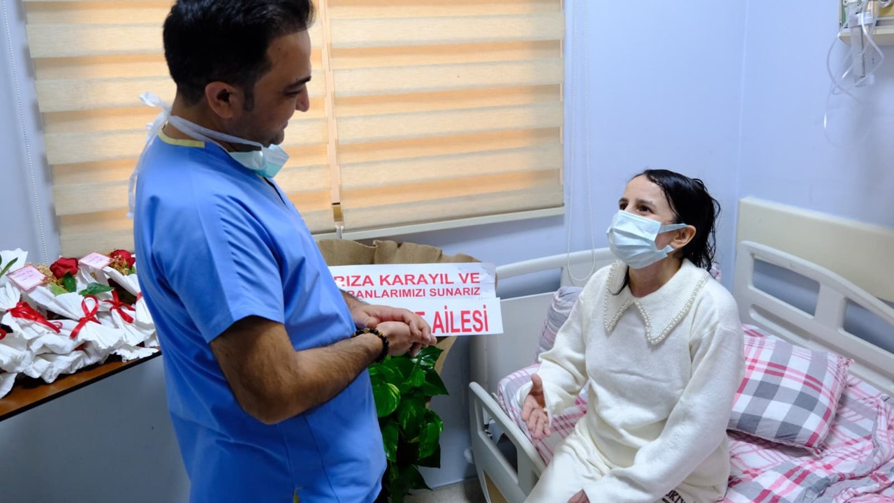 Irak’ta tüp patlamasında yaralanan kadın Van’da hayata tutundu
