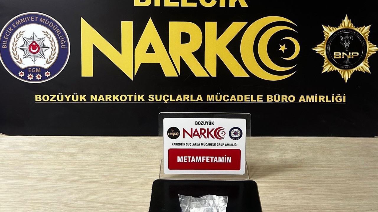 Bilecik’te narkotik operasyonu: 1 gözaltı
