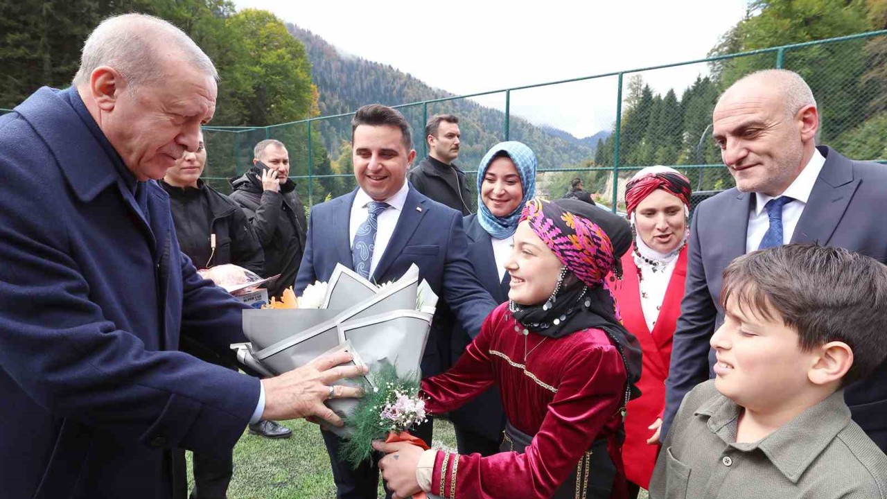 Cumhurbaşkanı Erdoğan Ayder Yaylası’nda
