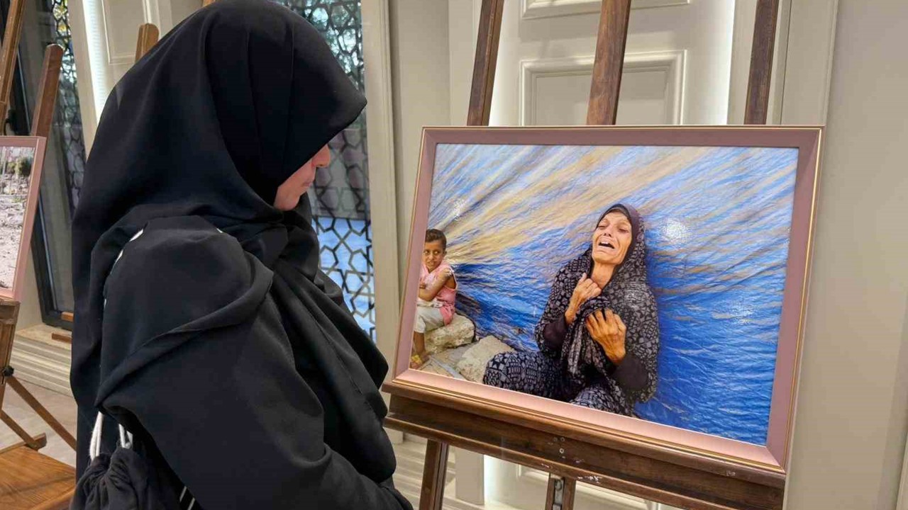’Gazze Fotoğraf Sergisi’ duygusal anlara sahne oldu
