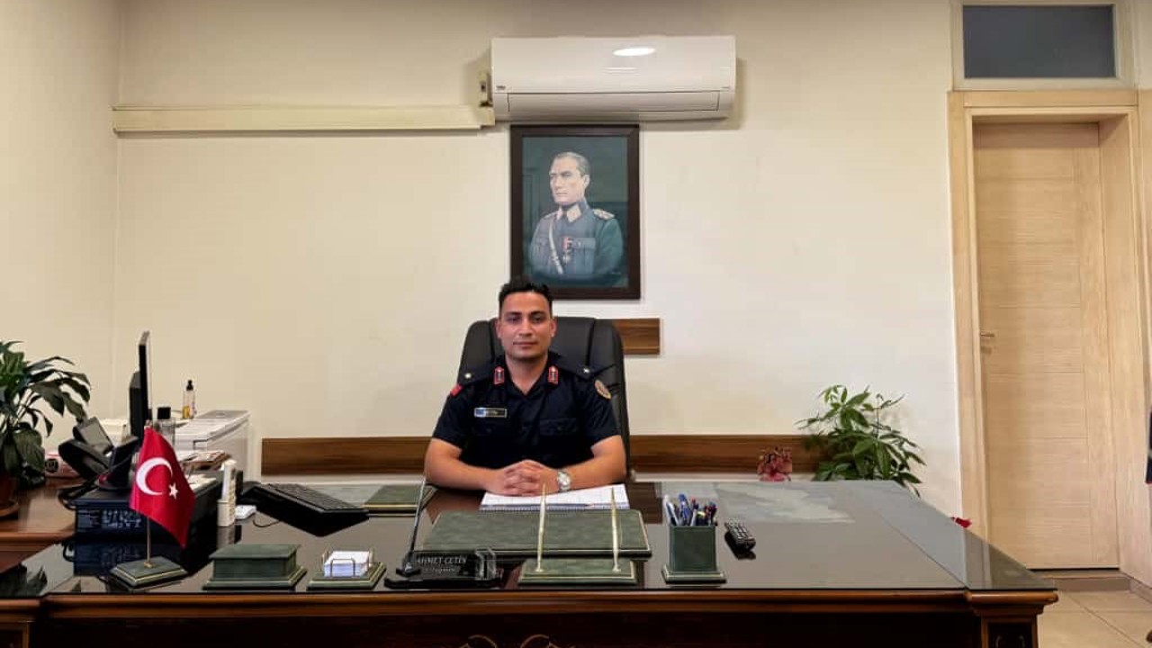 Manavgat Merkez Jandarma Karakol Komutanı Çetin göreve başladı
