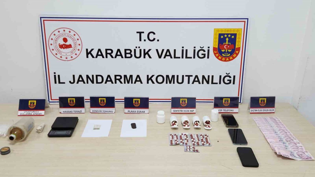 Karabük’te uyuşturucu operasyonu: 3 gözaltı
