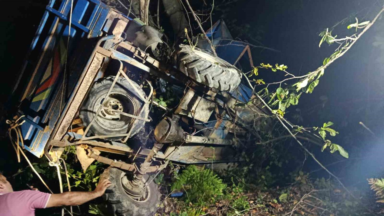 Ordu’da uçuruma yuvarlanan patpatın altında kalan sürücü hayatını kaybetti
