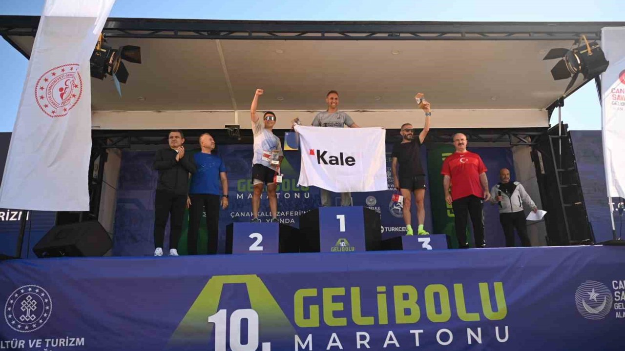 Tarihi Alan’da düzenlenen Uluslararası Gelibolu Maratonu sona erdi
