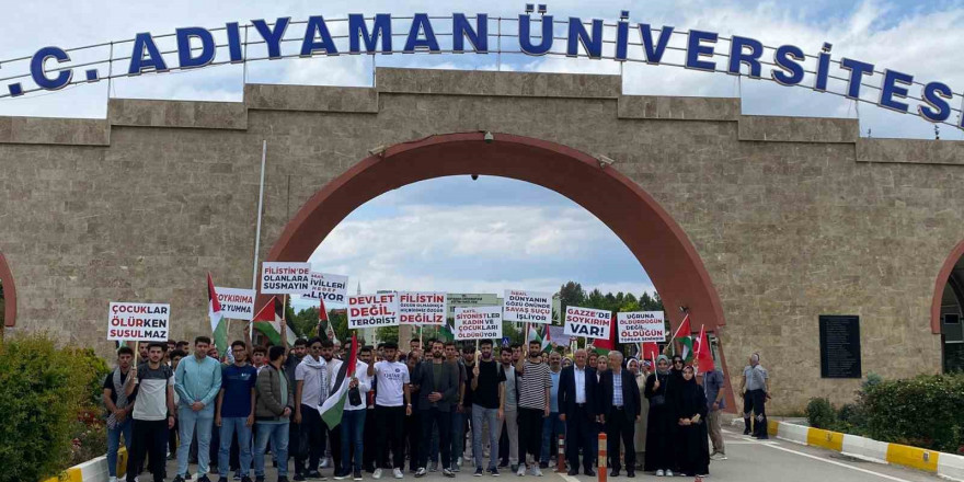 Adıyaman Üniversitesi öğrencilerinden Gazze’ye destek