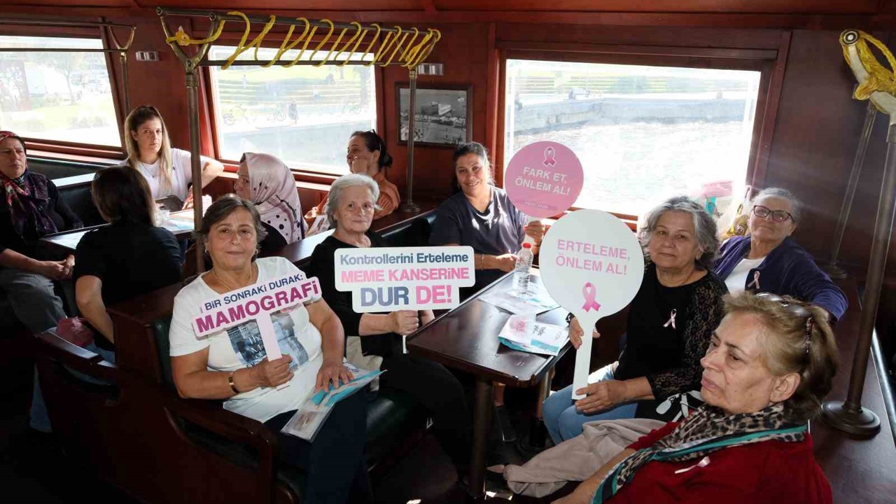 İzmirli kadınlar dümeni farkındalığa kırdı
