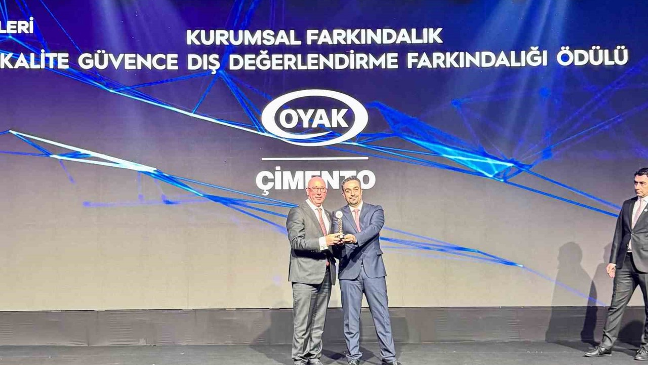 OYAK Çimento’nun kurumsal yönetişim başarısına ödül
