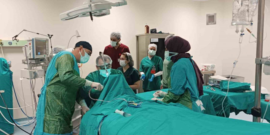 Ahlat Devlet Hastanesinde ilk kez tonsillektomi ameliyatı yapıldı