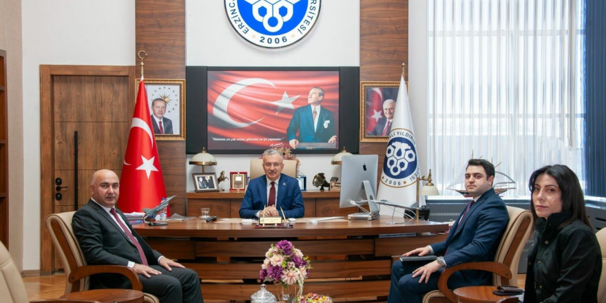 Azerbaycan Kars Başkonsolosu Alekberoğlu’ndan Rektör Levent’e ziyaret