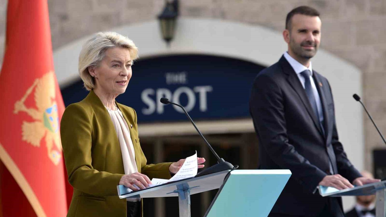 Leyen, Karadağ’ın 2028’de AB’nin 28. üyesi olabileceğini söyledi
