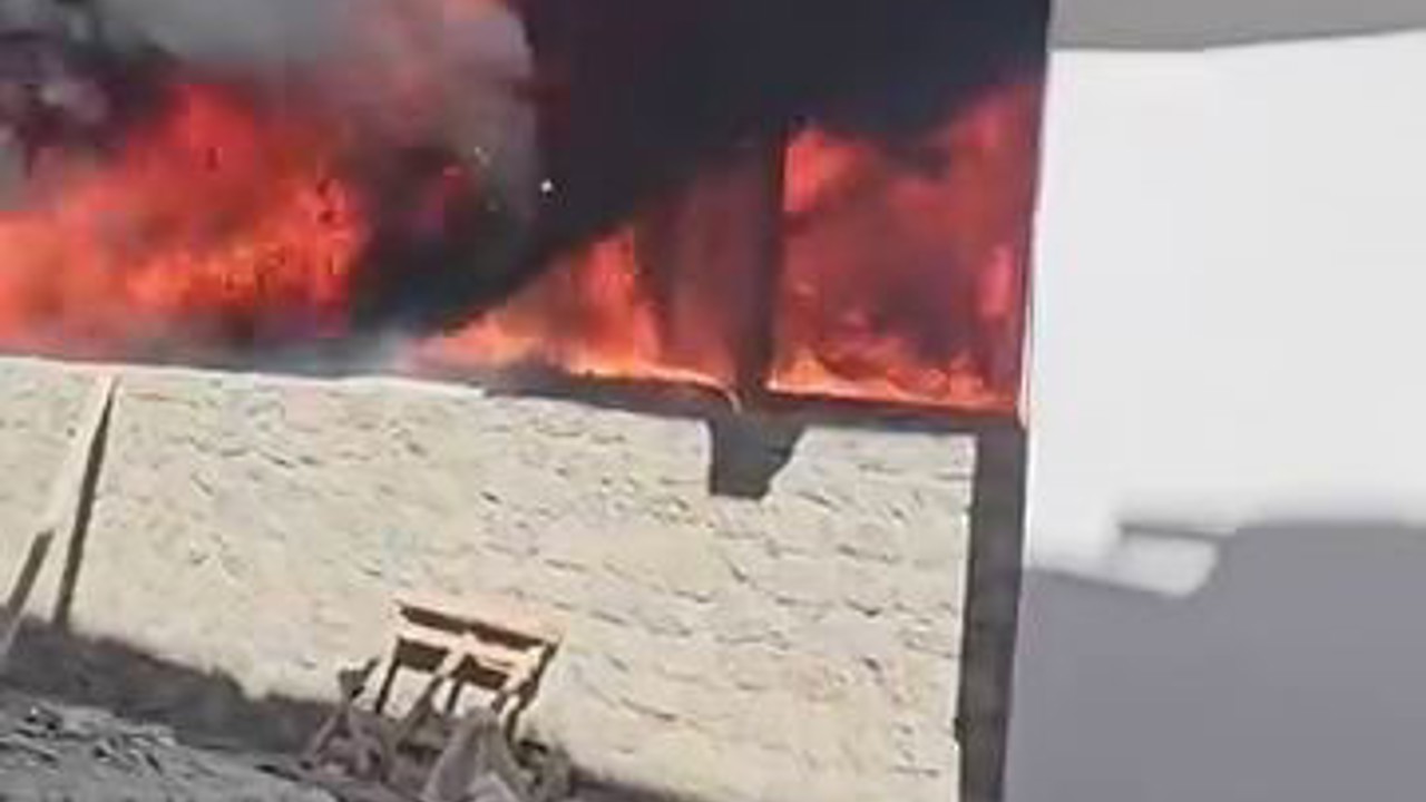 Diyarbakır’da korkutan yangın
