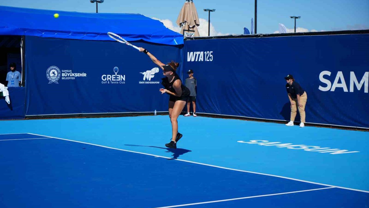 Uluslararası Tenis Turnuvası’nda ikinci tur heyecanı
