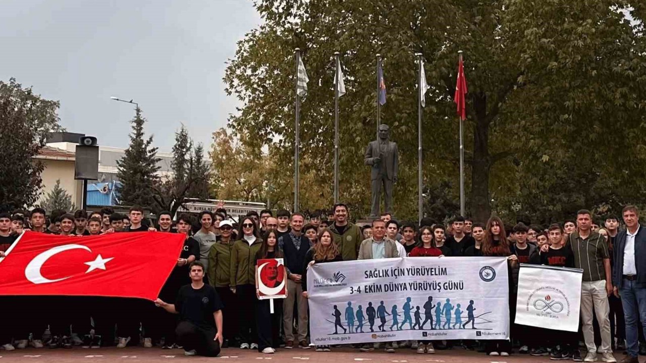 Bursa’da "Dünya yürüyüş günü" coşkusu
