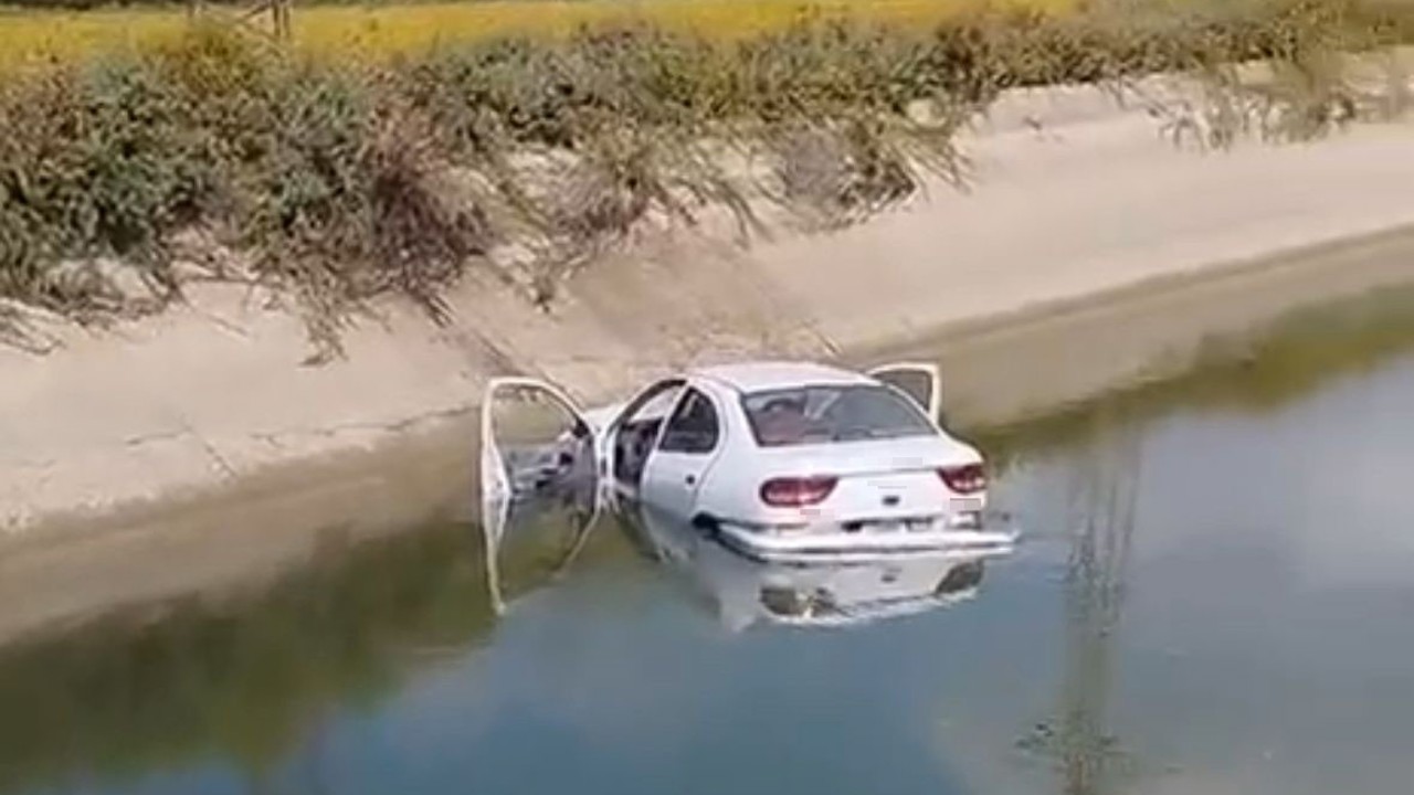 Adana’da otomobil sulama kanalına devrildi: 1 ölü, 2 yaralı
