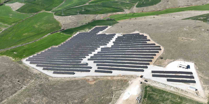 Bağrıkurt Güneş Enerjisi Santralinde üretime başlandı