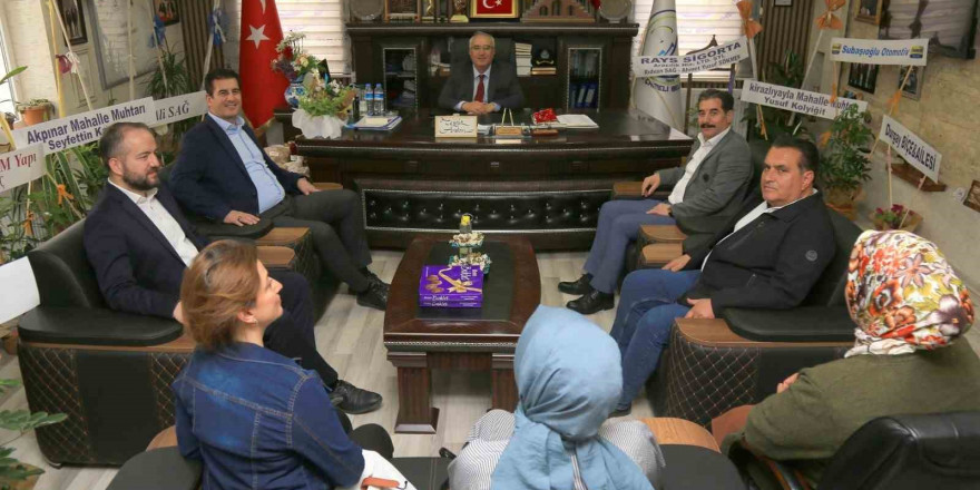 Başkan Güngör, Başkan Arslan’a hayırlı olsun ziyaretinde bulundu