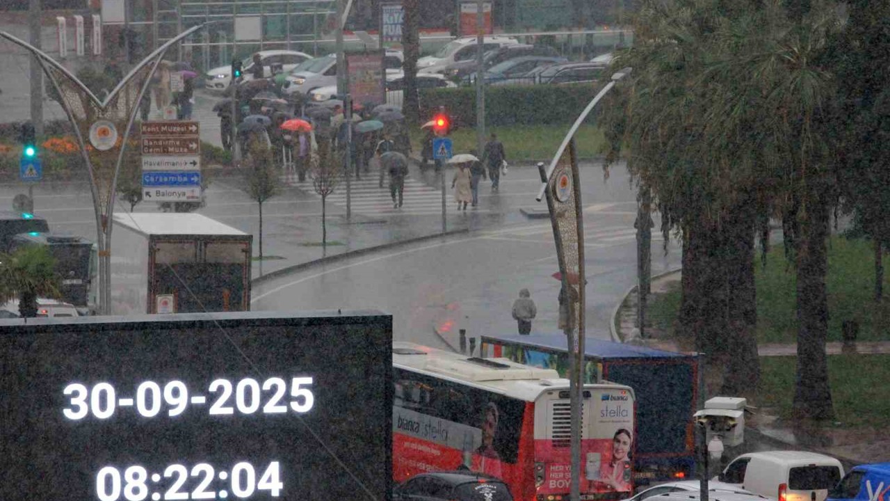 Samsun’da kuvvetli sağanak
