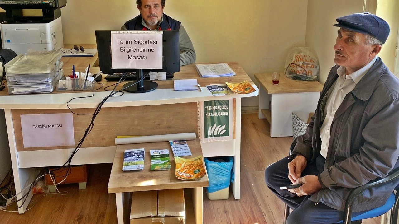 Emet’te üreticiler için Tarım Sigortası Bilgilendirme Masası

