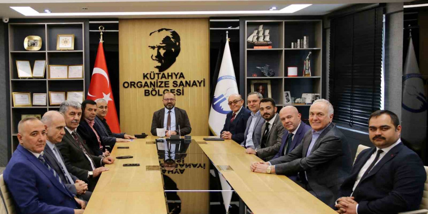 Belediye Başkanı Alim Işık, Kütahya OSB yönetimini ziyaret etti
