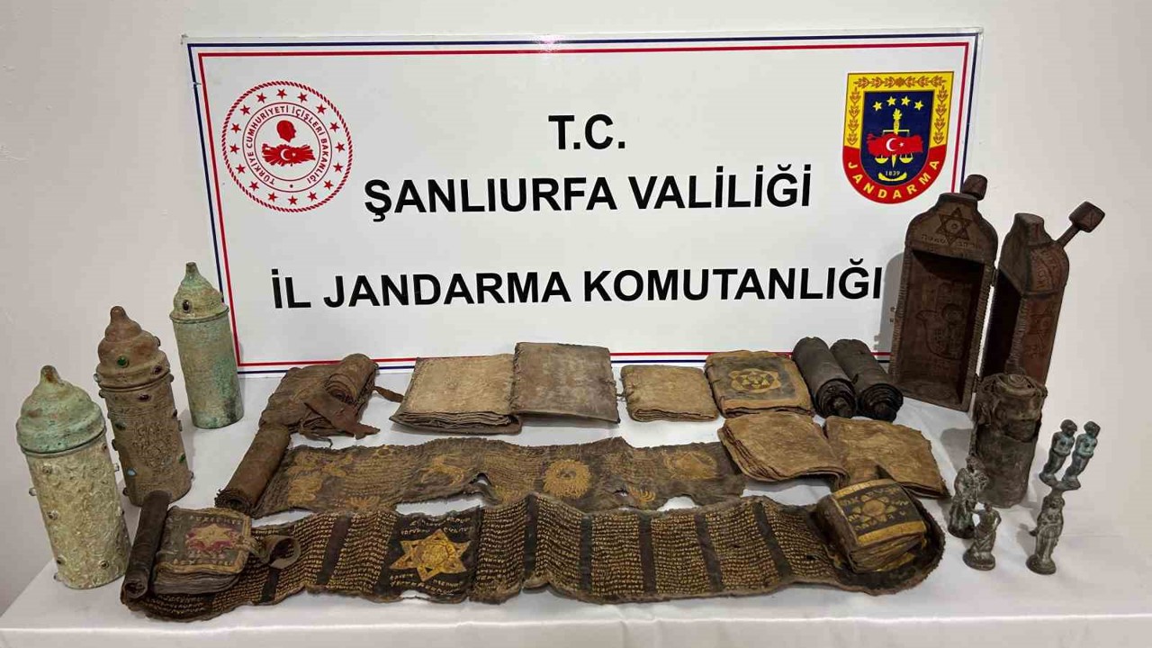 Şanlıurfa’da tarihi eser operasyonu: 2 gözaltı
